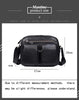 Leather Messenger Bag - Casual Crossbody with Zipper Design