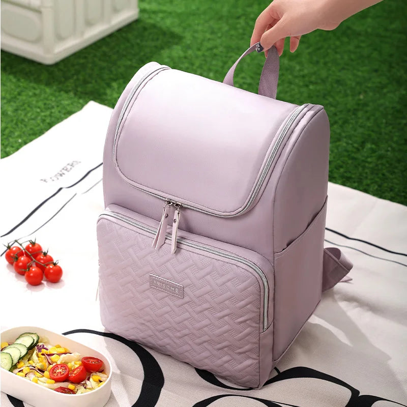 Large Capacity Cooler Backpack - Insulated Leakproof Bag for Camping, Hiking & Picnic