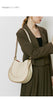 Large Capacity Bucket Bag for Women - Soft Leather Crossbody with Saddle Style