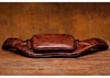 Vegetable Tanned Cowhide Waist Bag - Multi-Functional Vintage Leather