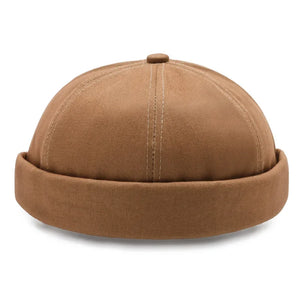 Unisex Solid Color Docker Skullcaps