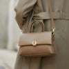 Premium Cowhide Leather Handbag - Women's Fashion Shoulder Bag