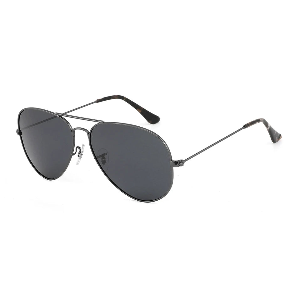 Oversized Aviator Sunglasses - Polarized Retro Design for Men & Women