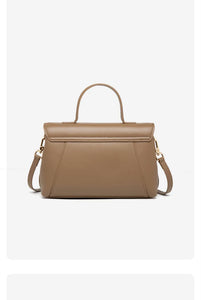 Premium Cowhide Leather Handbag - Women's Fashion Shoulder Bag