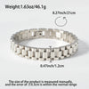 Stainless Steel Couple Bracelet - Vintage Design in Multiple Sizes & Colors