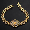 4 Pcs Golden Bridal Jewelry Set