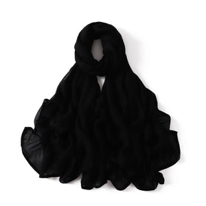 Premium Cotton Rayon Modal Hijab - Large 190x85cm Islamic Headscarf for Women