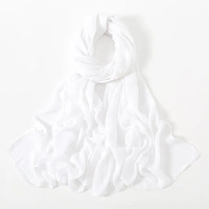 Premium Cotton Rayon Modal Hijab - Large 190x85cm Islamic Headscarf for Women