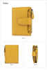 Large Capacity Women's RFID Wallet - Leather Bifold with Coin Pocket & ID Windows