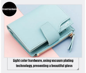 Compact Wallet - Small Women's Purse with Multiple Card Slots