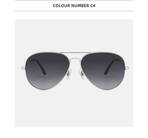 Oversized Aviator Sunglasses - Polarized Retro Design for Men & Women