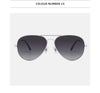 Oversized Aviator Sunglasses - Polarized Retro Design for Men & Women