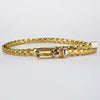 0.8cm Thin Braided PU Leather Belt - Women's Pin Buckle Waistband 110cm
