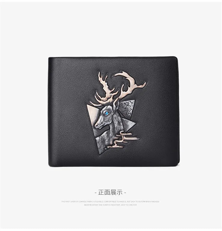 Genuine Leather Vintage Wallet - Designer Card Holder for Men & Women
