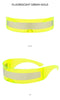 Cyber Punk Rimless Sunglasses - Y2K Futuristic Wrap-Around for Women
