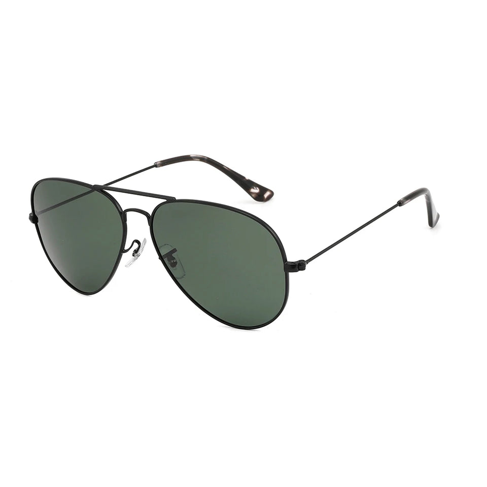 Oversized Aviator Sunglasses - Polarized Retro Design for Men & Women