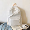 Multi-Pocket Nylon Backpack - Large Capacity with Adjustable Straps for College Commute