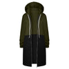 Y2K Long Sleeve Hoodie for Women - Versatile Color Block Zip Sweatshirt