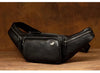 Vegetable Tanned Cowhide Waist Bag - Multi-Functional Vintage Leather