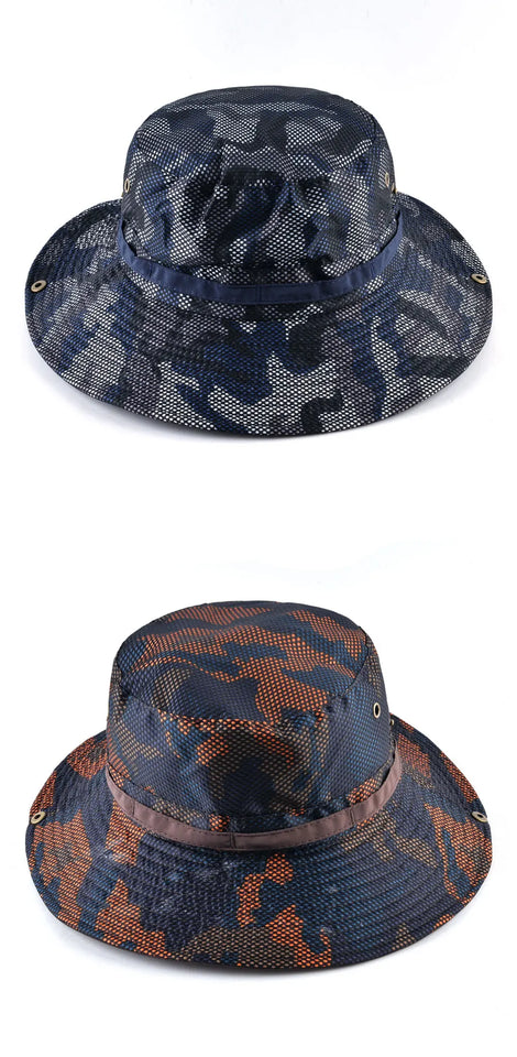 Anti-UV Wide Brim Hat - Unisex Sun Protection for Fishing, Hiking & Beach