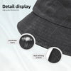 Unisex Viking Bucket Hat - Adjustable Cotton Sun Hat for Beach & Travel