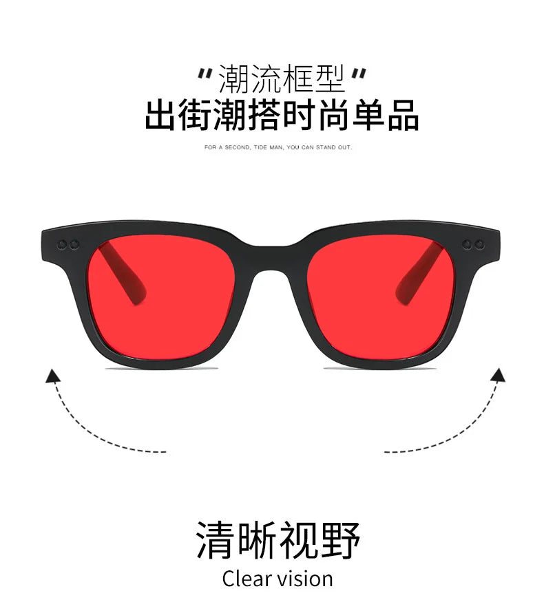 Trendy Unisex Sunglasses - UV Protection with Modern Design