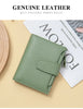 Large Capacity Women's RFID Wallet - Leather Bifold with Coin Pocket & ID Windows