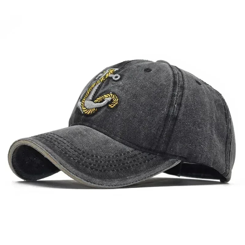 Embroidered Men's Baseball Hat - Cowboy Style Spring/Summer Travel Cap