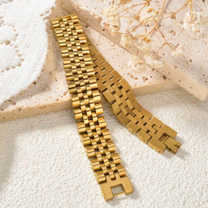 Stainless Steel Couple Bracelet - Vintage Design in Multiple Sizes & Colors