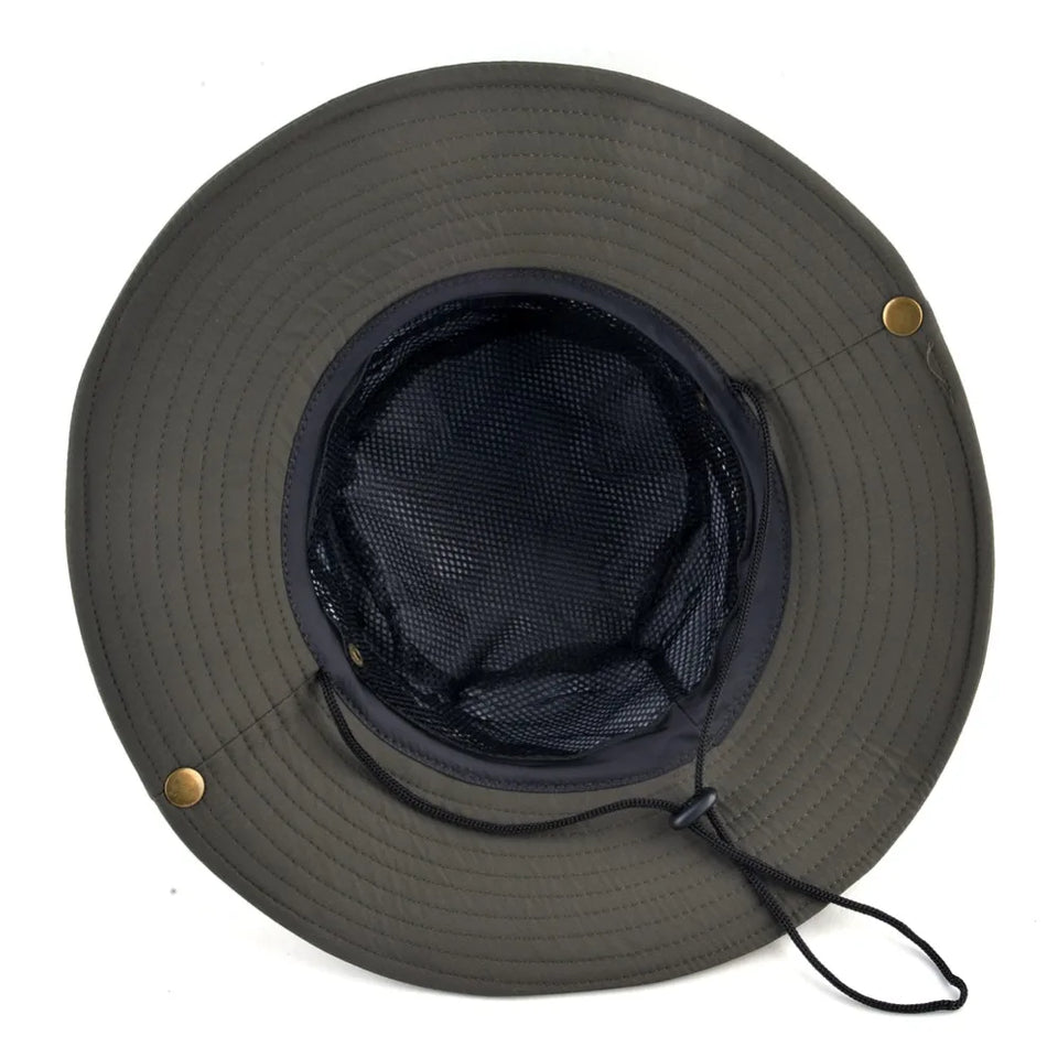 Anti-UV Wide Brim Hat - Unisex Sun Protection for Fishing, Hiking & Beach