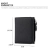 RFID Blocking Women's Leather Wallet - Compact Multi-Card Bifold Purse
