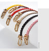 0.8cm Thin Braided PU Leather Belt - Women's Pin Buckle Waistband 110cm