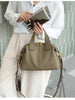 Women's Natural Leather Crossbody Bag - Premium Cowhide Large Capacity Design