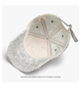 Soft Washed Cotton Baseball Cap - Unisex Adjustable Breathable Design for Daily Wear
