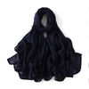 Premium Cotton Rayon Modal Hijab - Large 190x85cm Islamic Headscarf for Women