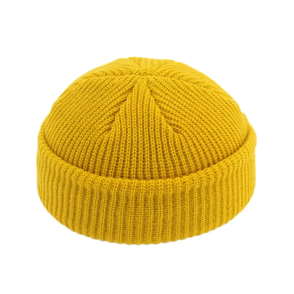 Unisex Solid Color Docker Skullcaps