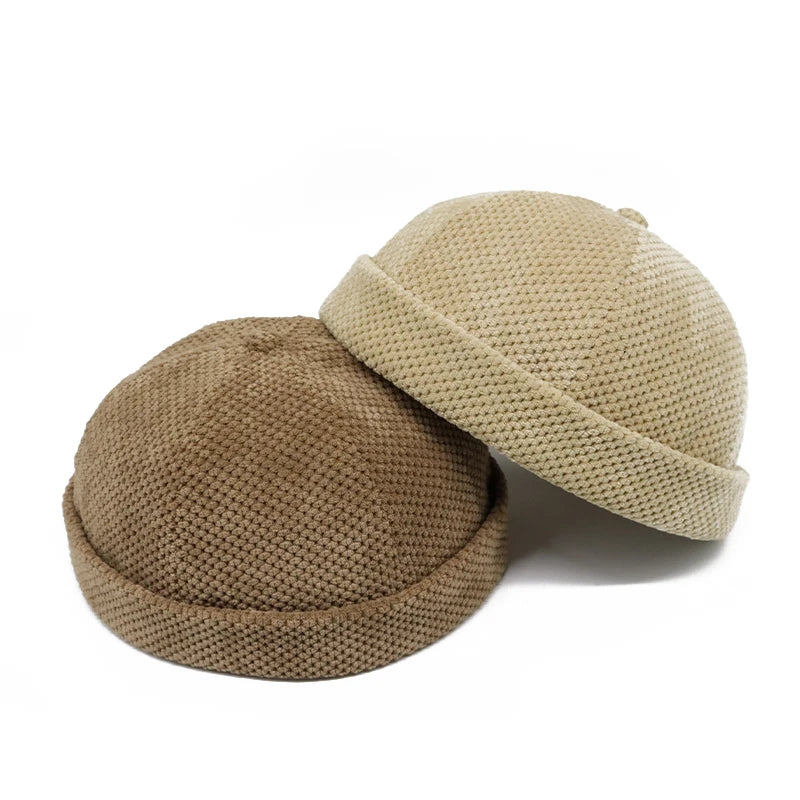 Unisex Brimless Docker Hats for Spring & Autumn