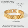 Stainless Steel Couple Bracelet - Vintage Design in Multiple Sizes & Colors
