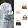 Trapezoidal Leather Handbag for Women - Versatile Tote Style