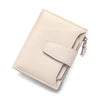 Large Capacity Women's RFID Wallet - Leather Bifold with Coin Pocket & ID Windows
