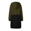 Y2K Long Sleeve Hoodie for Women - Versatile Color Block Zip Sweatshirt