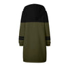Y2K Long Sleeve Hoodie for Women - Versatile Color Block Zip Sweatshirt