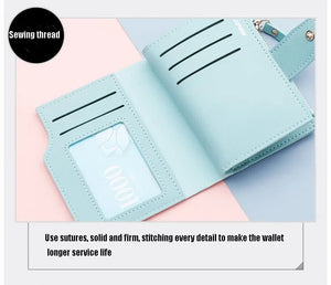 Compact Wallet - Small Women's Purse with Multiple Card Slots