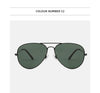 Oversized Aviator Sunglasses - Polarized Retro Design for Men & Women