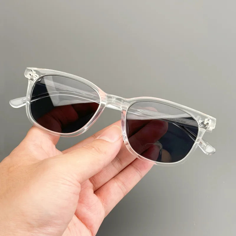 Classic Square Sunglasses - Hand-Designed Acetate Frames with UV400 Protection