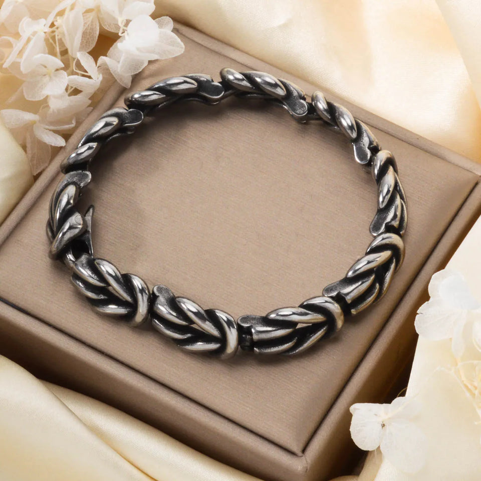 Gothic Punk Skull Bracelet - Trendy Stainless-Steel Bangle