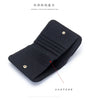 Women's Leather Wallet - Small Folding Purse with Multiple Compartments