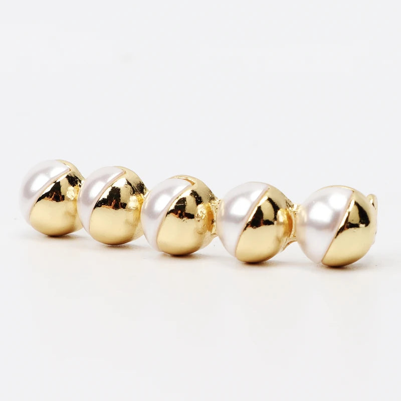 Luxury Pearl Shoe Charm - Vintage Rhinestone Shoelace Buckle Accessory