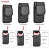 Large Phone Belt Case - Nylon Holster Pouch for 4.7-6.8 Inch Smartphones