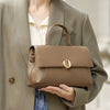 Premium Cowhide Leather Handbag - Women's Fashion Shoulder Bag